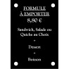 Panneau formule - 102 477GFO