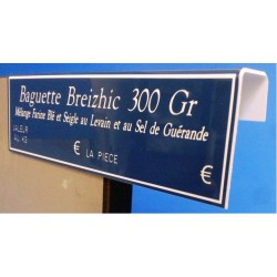 Option de 2 pliages en crochet pour étiquettes GRAVETIQ "La Classique"