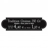 Étiquettes "À l'Ancienne" - Gravétiq 101 010AT