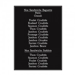 Panneau gravé texte à la demande - 102 477GSPA5