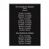 Panneau gravé texte à la demande - 102 477GSP