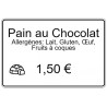 Étiquettes imprimées personnalisées - PRIMÉTIQ - 112 001HT