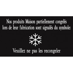 Pancarte symbole "Flocon" - 123 128FG