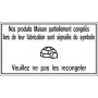 Pancarte symbole "Igloo" - 123 128IG