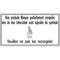 Pancarte symbole "Pingouin" - 123 128PG