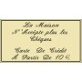 Pancarte gravée à la demande - 123 128SP
