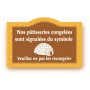 Pancarte "Igloo" imprimée
