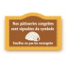 Pancarte "Igloo" imprimée