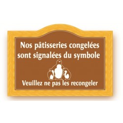 Pancarte "Pingouin" imprimée