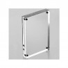 Supports étiquettes à poser - Bloc plexi magnétique droit