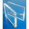 Supports étiquettes à poser - Bloc plexi magnétique droit