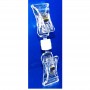 25 Pinces double PVC cristal multi-directionnelles - Petit / petit modèle