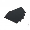 Cartes PVC noir mat 54 x 86 mm