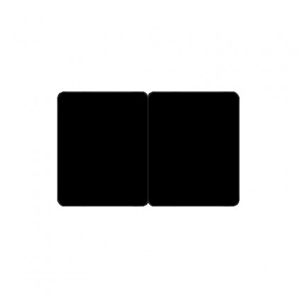 100 ou 300 Cartes PVC noir mat sécables 1/2 1/2 - en 2 formats 42,5 x 54 mm