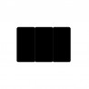 100 ou 300 Cartes PVC noir mat sécables 1/3_1/3_1/3 en 3 formats de 28 x 54 mm