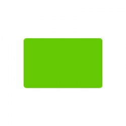 Cartes PVC Vert Clair brillant - 54 x 86 mm - par 100 ou 300 ex