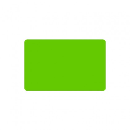 100 ou 300 Cartes PVC vert clair brillant 54 x 86 mm