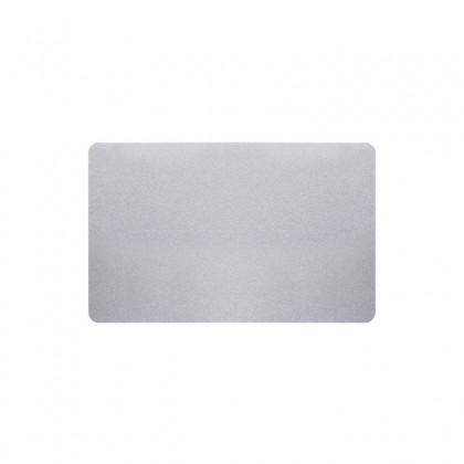100 ou 300 Cartes PVC argent pailleté - 54 x 86 mm