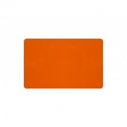 Cartes PVC Orange brillant - 54 x 86 mm - par 100 ou 300 ex