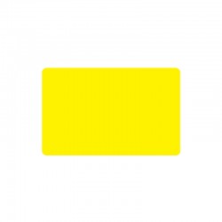 Cartes PVC Jaune brillant - 54 x 86 mm - par 100 ou 300 ex