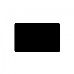 Cartes PVC Noir brillant - 54 x 86 mm - par 100 ou 300 ex