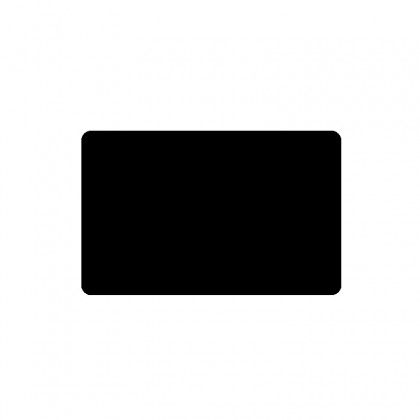 100 ou 300 Cartes PVC noir brillant 54 x 86 mm