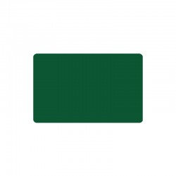 Cartes PVC Vert Foncé brillant - 54 x 86 mm - par 100 ou 300 ex