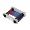 Ruban 200 faces YMCKO-K recto Couleur et verso Noir - Evolis Edikio DUPLEX et PRIMACY