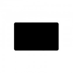 Cartes PVC Noir mat 54 x 86 mm - C8001 - par 200 ou 500 ex