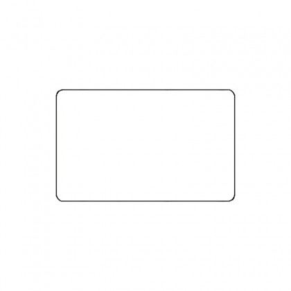 Cartes PVC blanc 54 x 86 mm