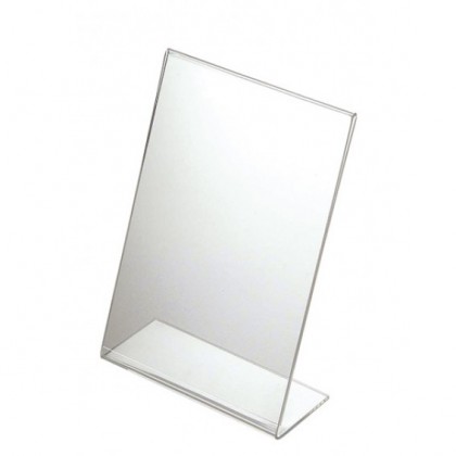 Porte visuels - Support plexi Incliné à poser