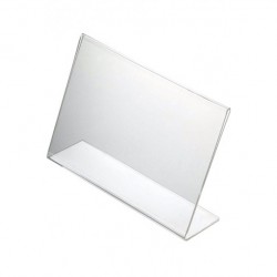 5 Supports plexi - horizontal Incliné à poser - A partir de (selon la taille):