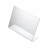 5 Supports plexi - horizontal Incliné à poser - A partir de (selon la taille):