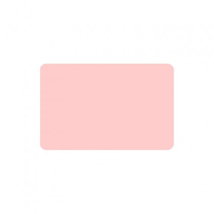 100 ou 300 Cartes PVC Rose Pale brillant teinté dans la masse - 54 x 86 mm