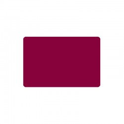 Cartes PVC Bordeaux brillant - 54 x 86 mm - par 100 ou 300 ex