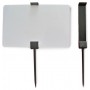 25 Piques prix PVC CR80 - Noir ou blanc