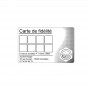 Cartes en papier cartonné Blanc - 54 x 86 mm - C2511 - par 200 ou 500 ex - ALTERNATIVE AU PVC