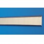 5 Glissières porte-étiquettes pliés en aluminium - lg 1000 mm - ht 25 mm
