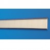 5 Glissières porte-étiquettes pliés en aluminium - lg 1000 mm - ht 25 mm