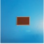 25 Étiquettes neutres - Fond marron à 1 liseré blanc - Ht 40 x lg 60 mm