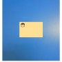 25 Étiquettes neutres - PVC Crème décors "brioche" - 55 x 75 mm