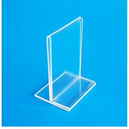 5 Supports plexi format A7- vertical droit à poser