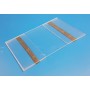 5 Supports plexi format A4 - vertical mural - magnétique