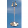 5 Socle à tige inox LYRE - ht 185 mm