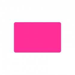 Cartes PVC Rose Fluo brillant - 54 x 86 mm - par 100 ou 300 ex