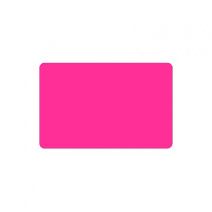 100 ou 300 Cartes PVC Rose Fluo brillant - 54 x 86 mm