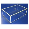 Boîte plexi à couvercle posé - lg 300 x lg 200 x ht 90 mm
