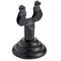 10 Socles Métal Noir LYRE - ht 40 mm