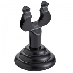 10 Socles Métal Noir LYRE - ht 40 mm