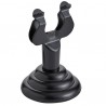 10 Socles Métal Noir LYRE - ht 40 mm